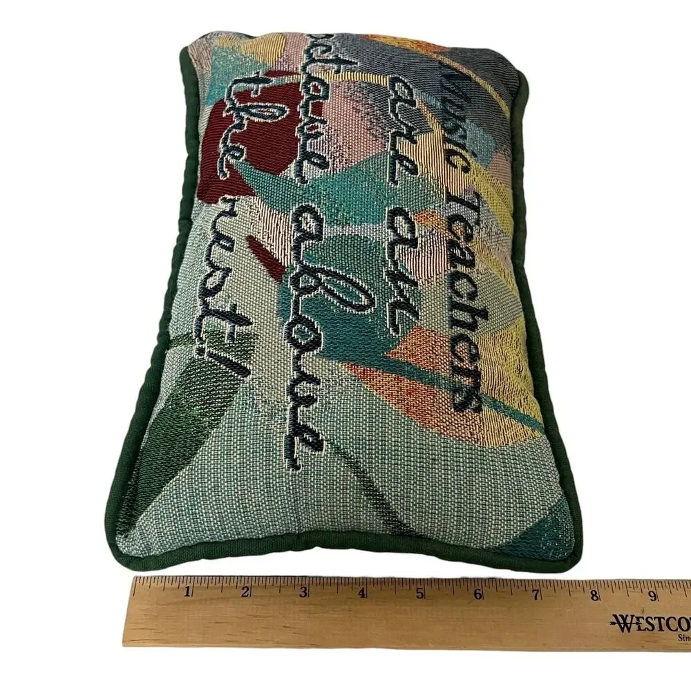 Music Teachers Are an Octave Above the Rest Throw Pillow Musical Notes 12x8